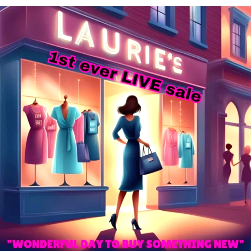 Laurie's 1st LIVE Sale! Come Hang Out with us! WOM sz 12-18, Jewelry, Shoes MORE